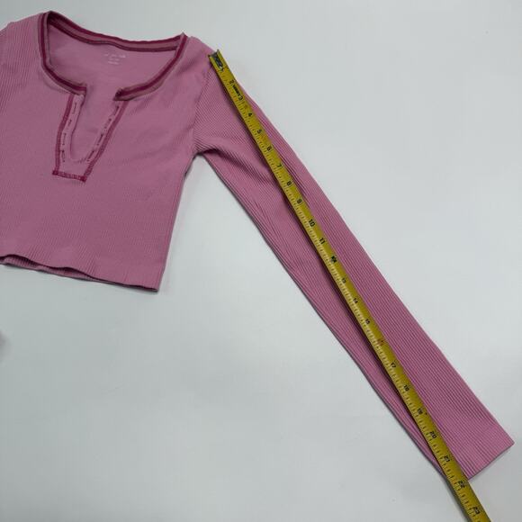 Urban Out From Under Go For Gold Seamless Top Shirt Pink Purple XS/S Lot Of 2! - Picture 10 of 16